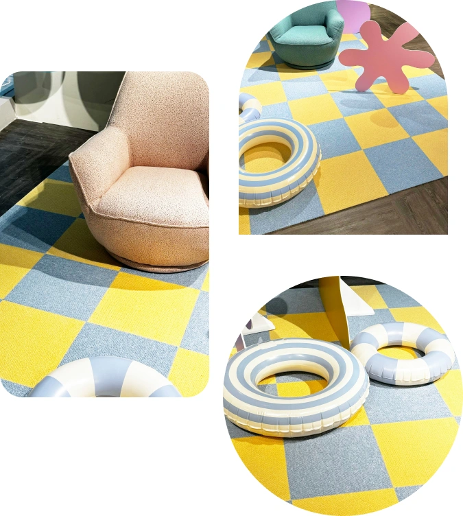 Our Result of Professional Installation Tile Carpet